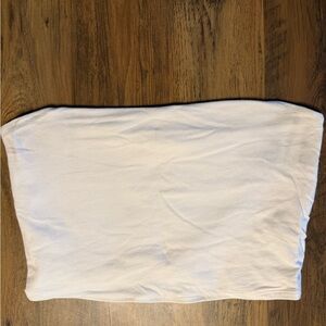 Garage White Tube Top